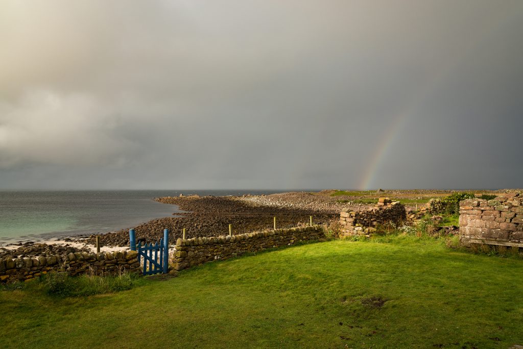 Regenbogen vor unserem Cottage