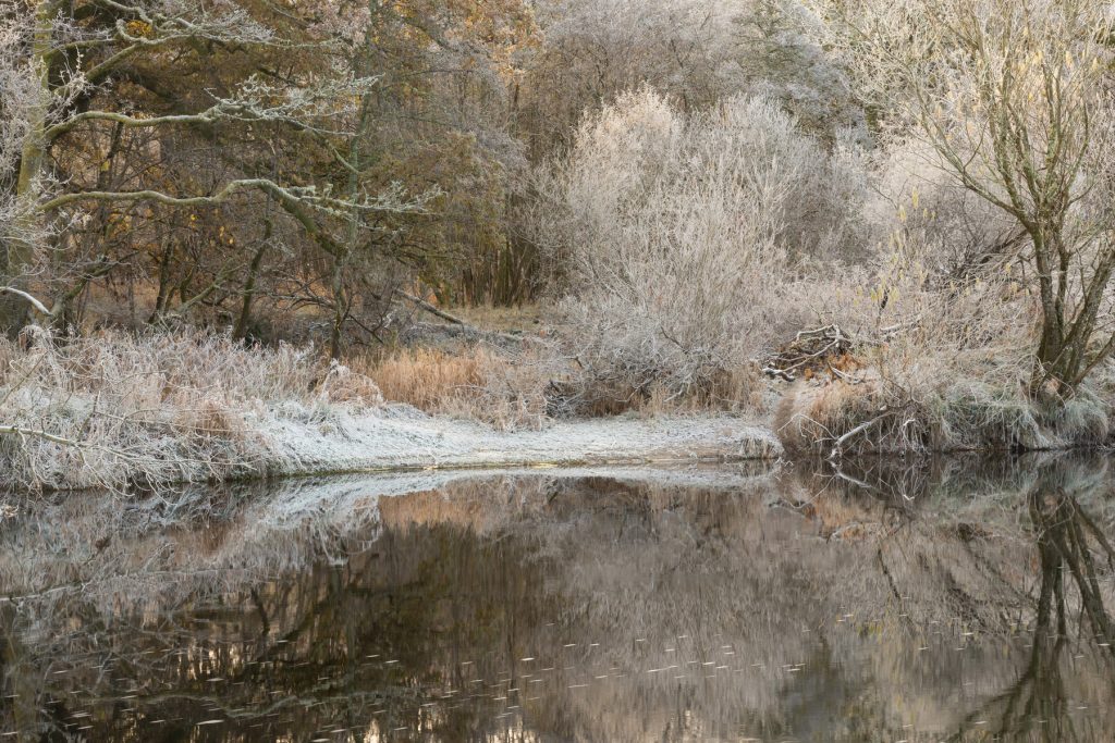 Frost am Earn I, Strathearn, Perthshire, Schottland