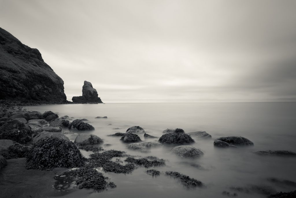 An Stac, Talisker Bay, Insel Skye