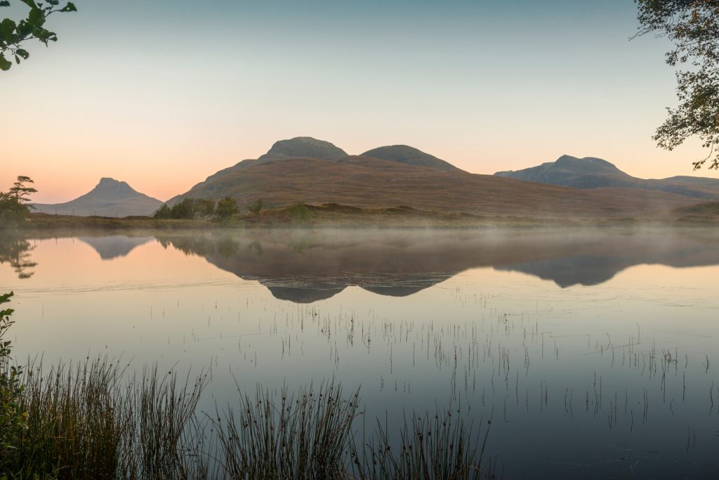 Loch Cul Drommanan Dawn, Assynt