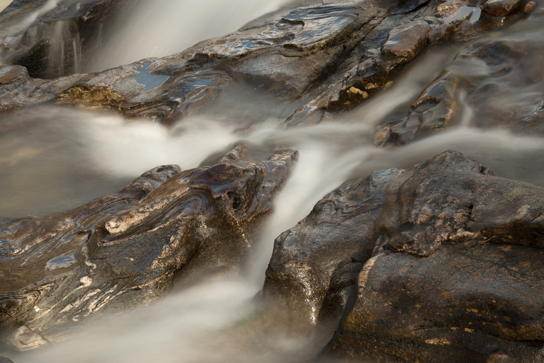 Glen Orchy Wasserfall Detail