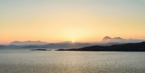 Sonnenaufgang zwischen Suilven und Quinag