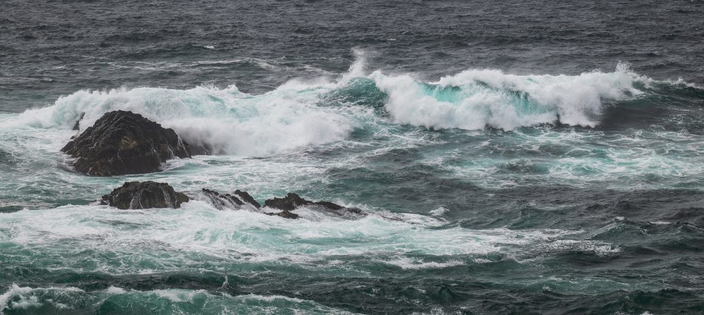 Wellen bei Ninn Beach