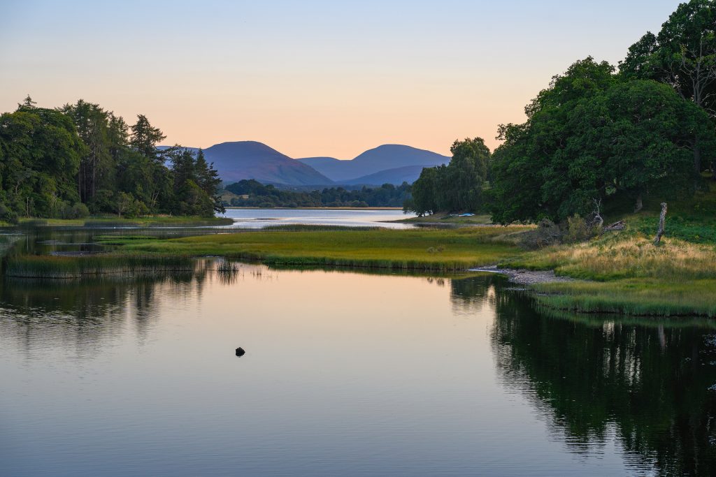 Abendglühen Loch Insh