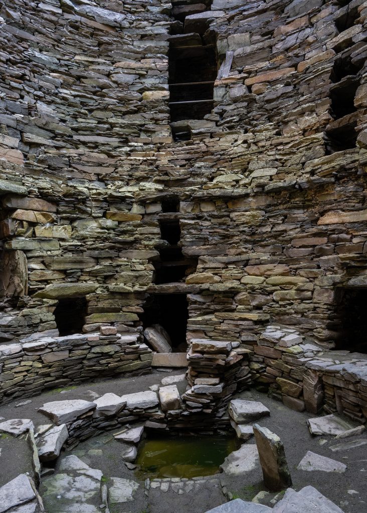 Broch von Mousa von Innen