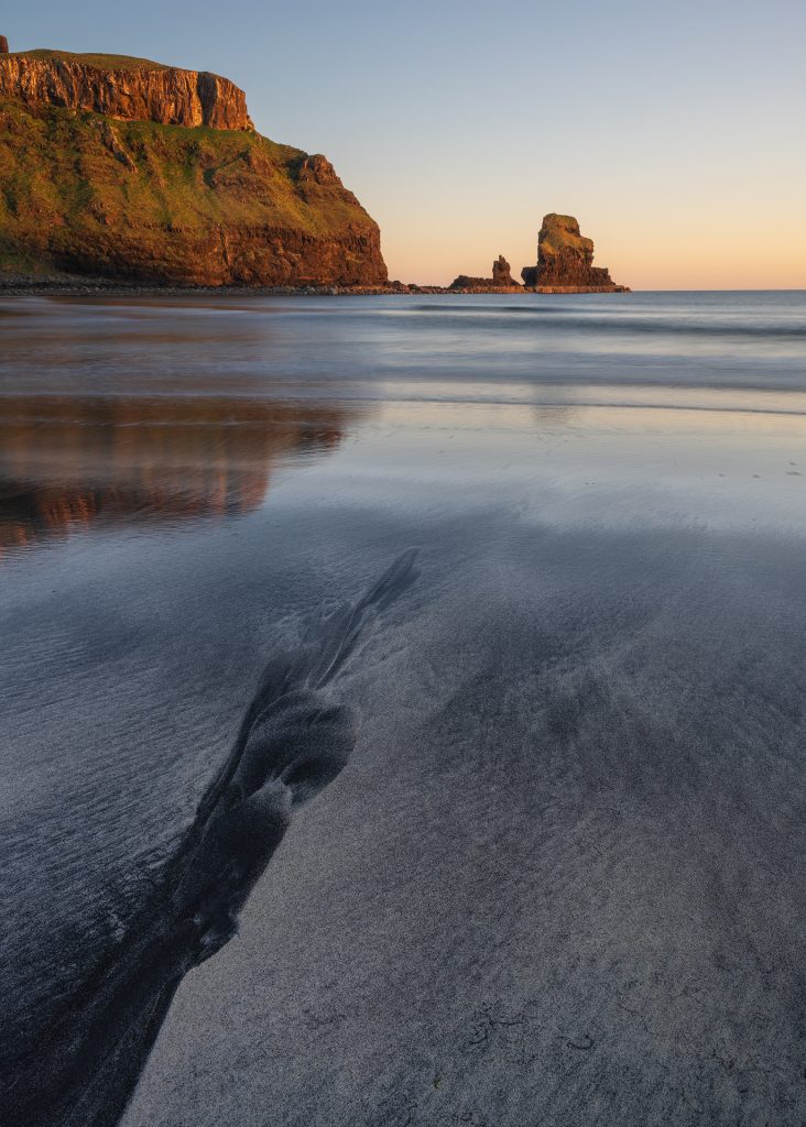 Talisker Bay evening glow