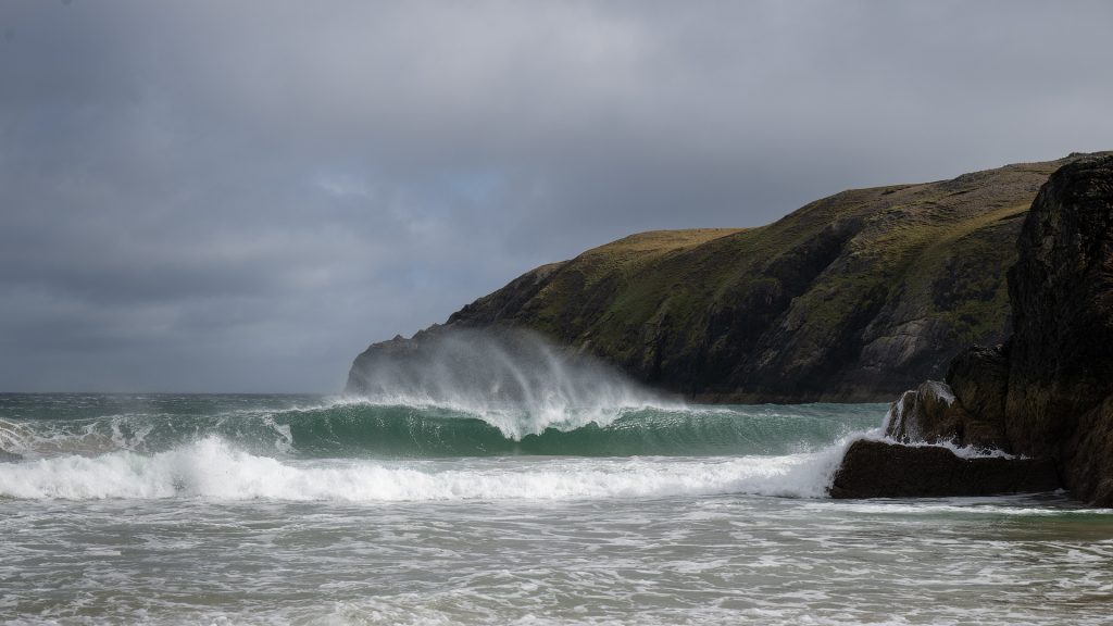 Stormy morning, Sango Beach