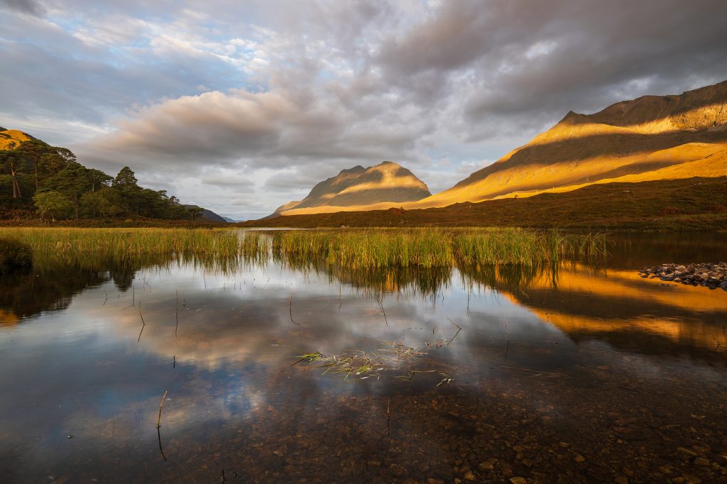 Liathach sunrise stripes