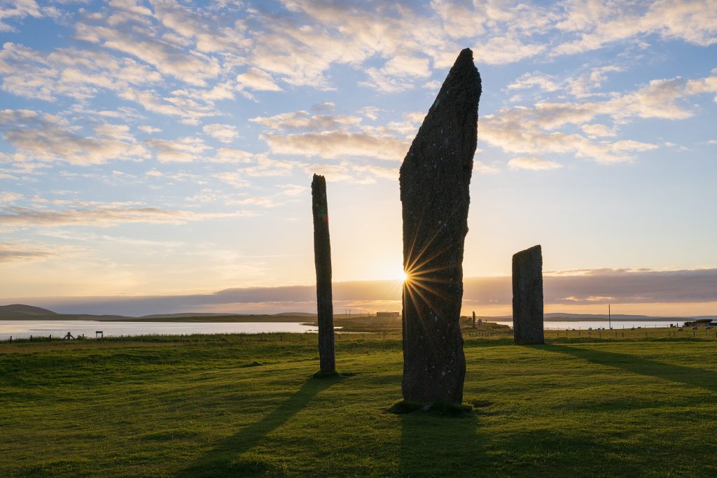 Stones of Stenness Midsummer Sunset