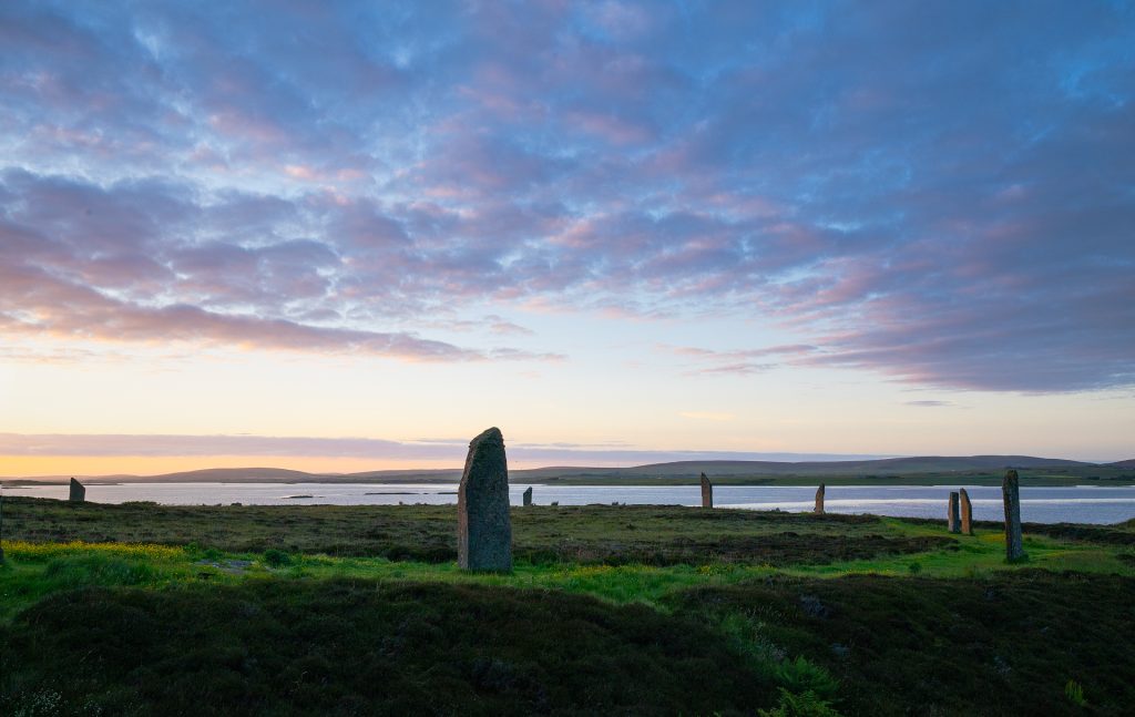 Sonnenuntergang Ring of Brodgar Sonnenuntergang Ring of Brodgar
