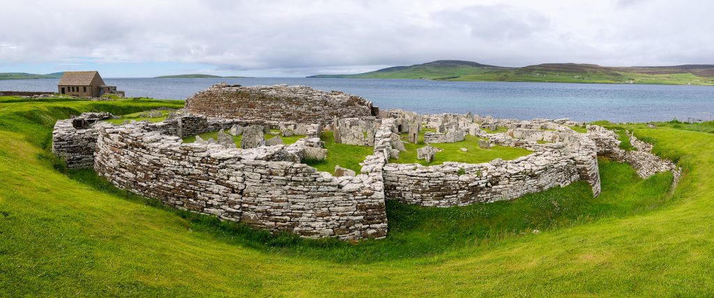 Broch of Gurness Panorama Broch of Gurness Panorama